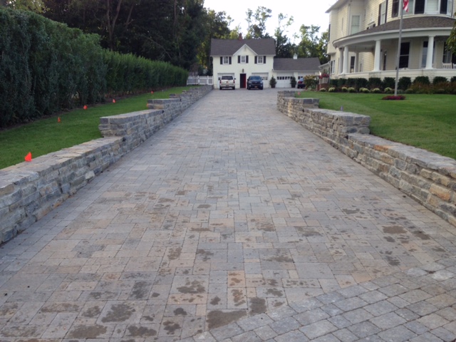 73 Shore Road Driveway and Stone Fencing 3