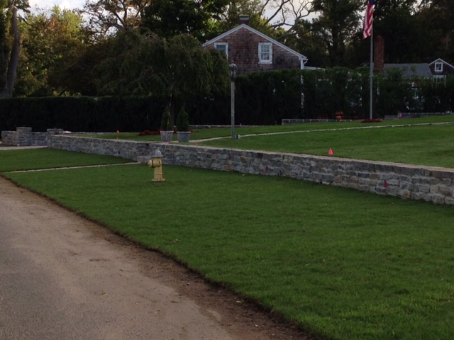 73 Shore Road Driveway and Stone Fencing 6