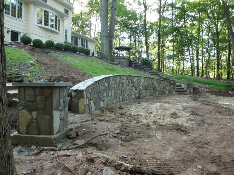 Arched Retaining Wall Custom Design