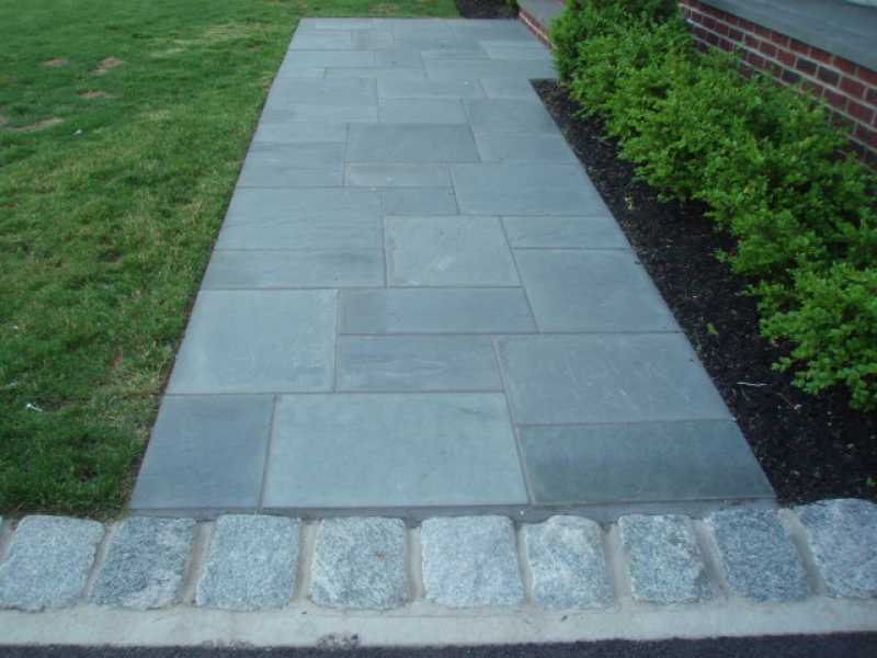 Blue Stone Entryway in New Jersey