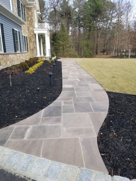 Blue Stone Walkway