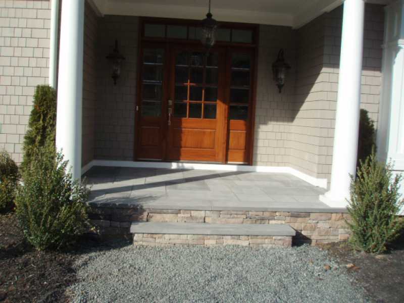 Bluestone Door Step and Front Porch in New Jersey
