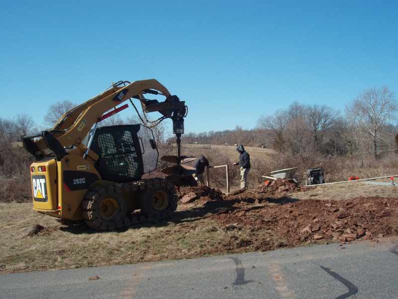 Bobcat drill and digging service in New Jersey