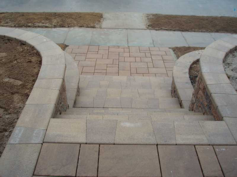 Custom Front Stairway by Millenium Stone Works