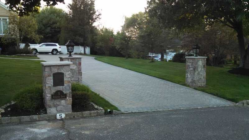Custom Mailbox with Driveway in New Jersey