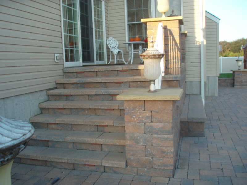 Custom Stairway and Patio in New Jersey