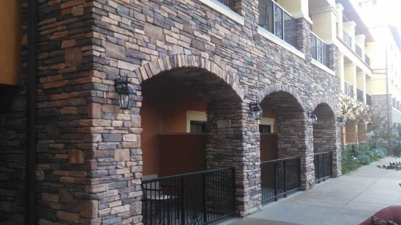 Custom Stone Arch with Railing in New Jersey