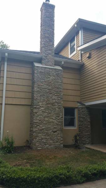 Custom Stonework Chimney New Jersey