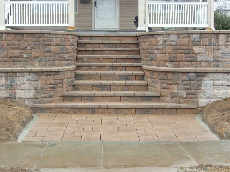 Millenium Stone Works Custom Stairway Design