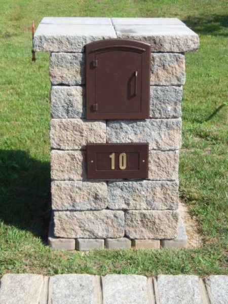 Millenium Stone Works Custom Mailbox