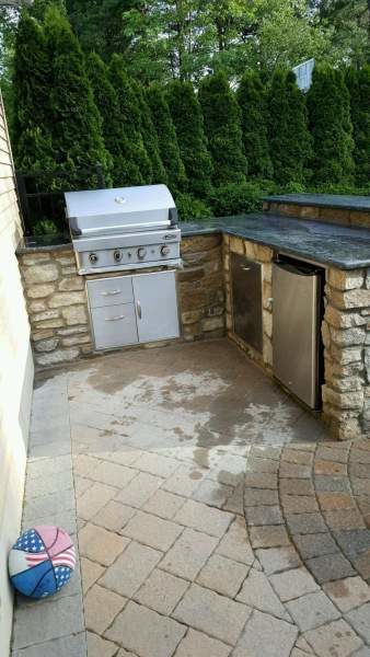 Millenium Stone Works Custom Outdoor Kitchen