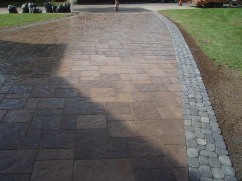 Millenium Stone Works Driveway Layout and Custom Design