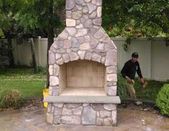 Millenium Stoneworks Fireplace in New Jersey