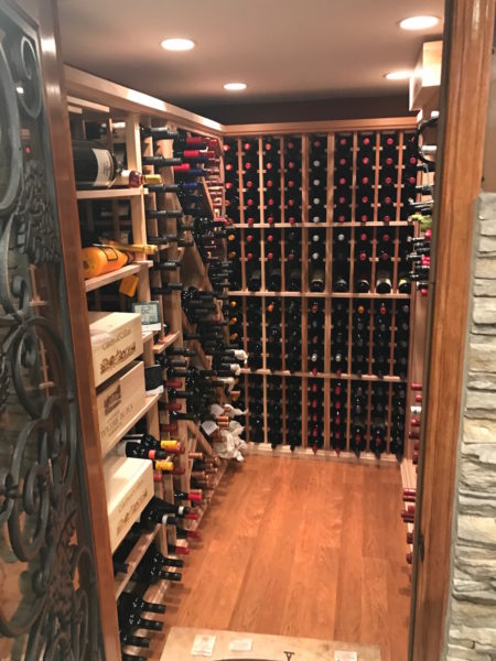 New Jersey Wine Cellar Interior