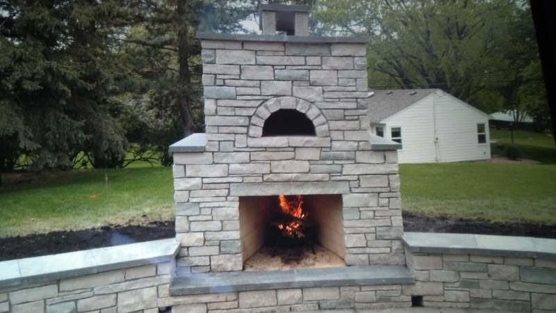 Outdoor Fireplace Custom Masonry and Installation