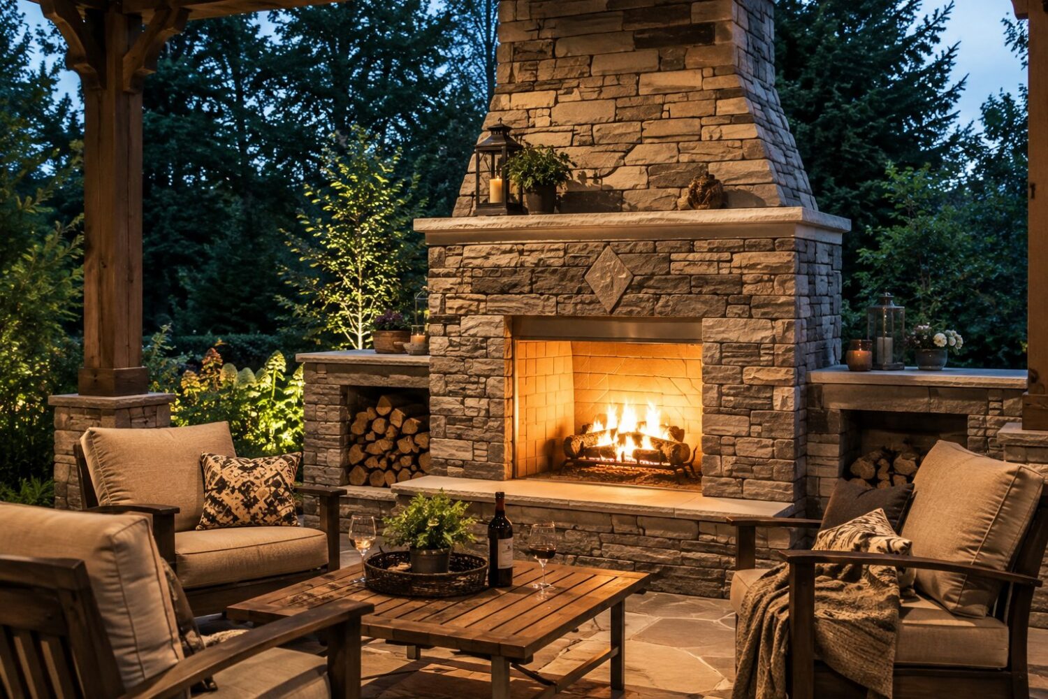 Outdoor Fireplaces Make Great Gifts For Dad