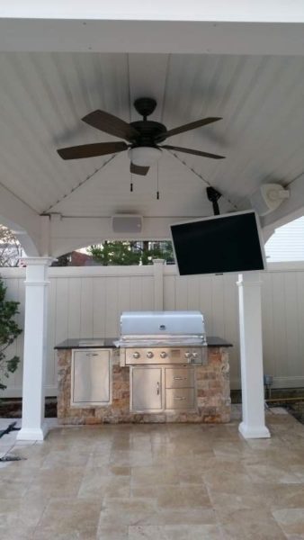 Outdoor TV and Audio Installation in NJ