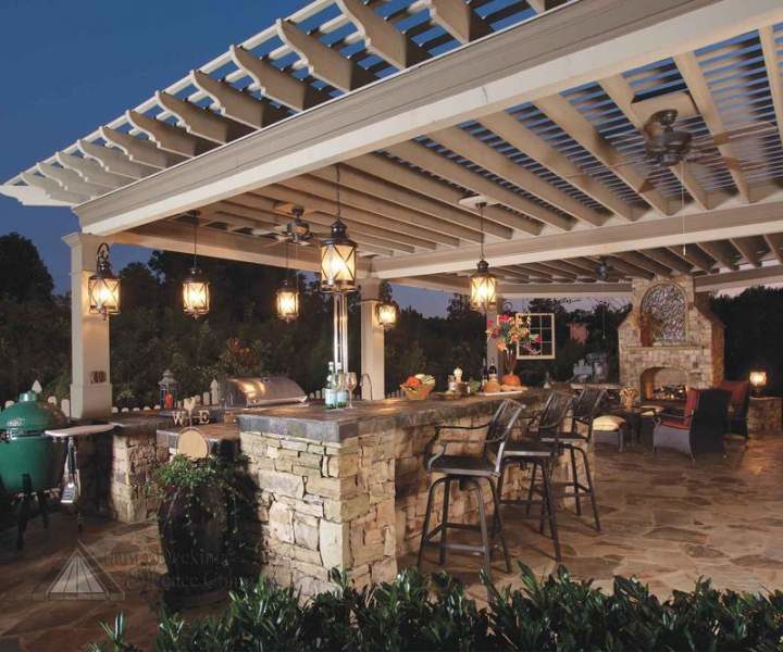 Pergola with Outdoor Entertainment Area