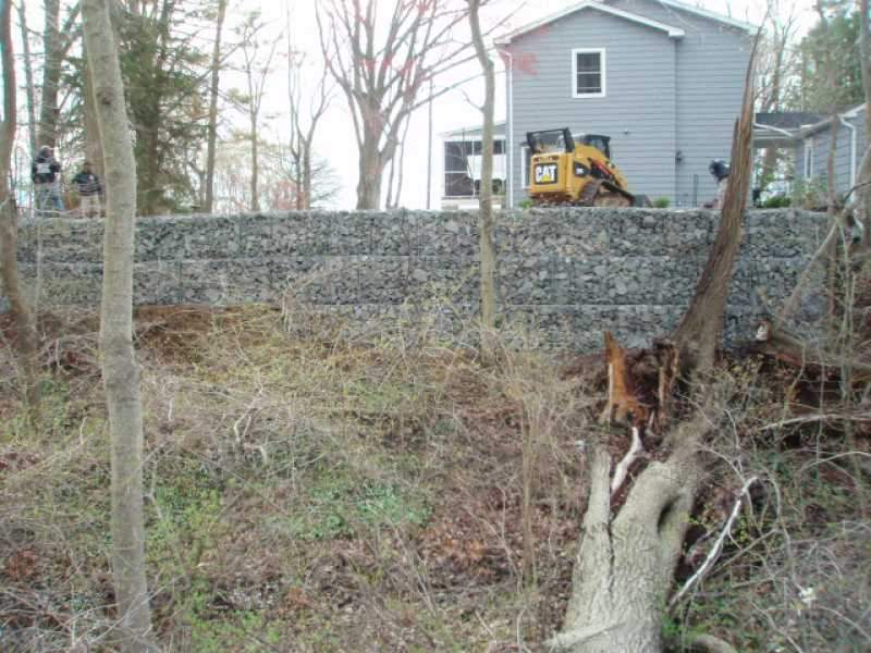 Residential Installation of Gabion Wall New Jersey