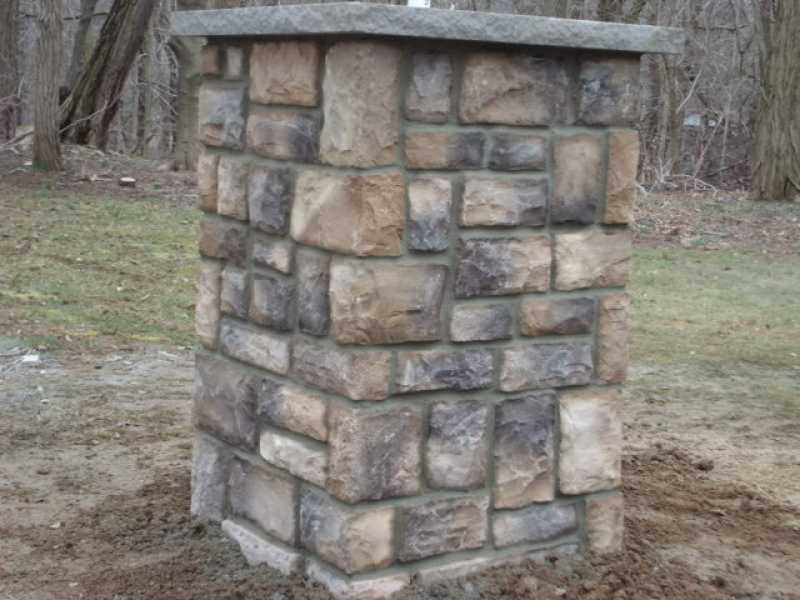 Stone Column Custom Design by Millenium Stoneworks