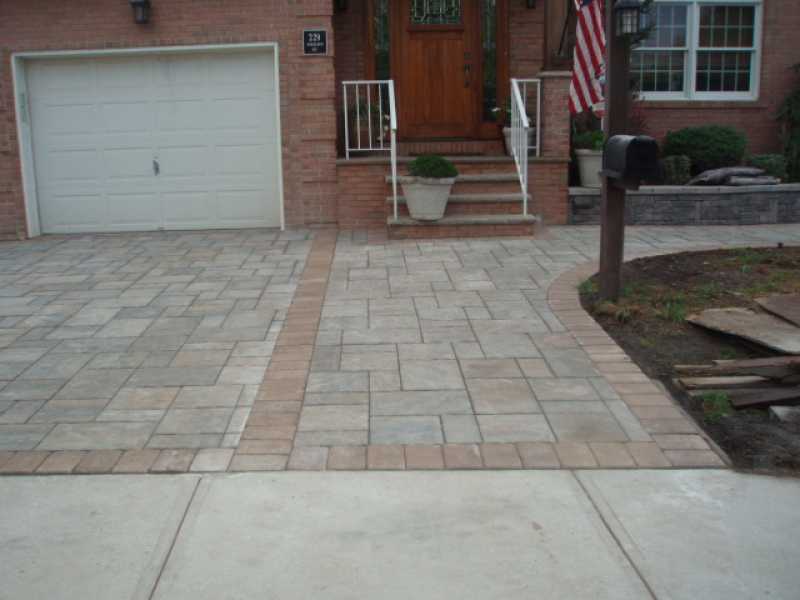 Stone Driveway and Front Doorsteps by Millenium Stoneworks