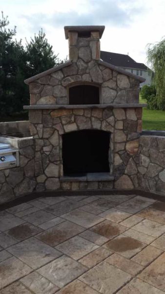 Stonework Pizza Oven Custom Design