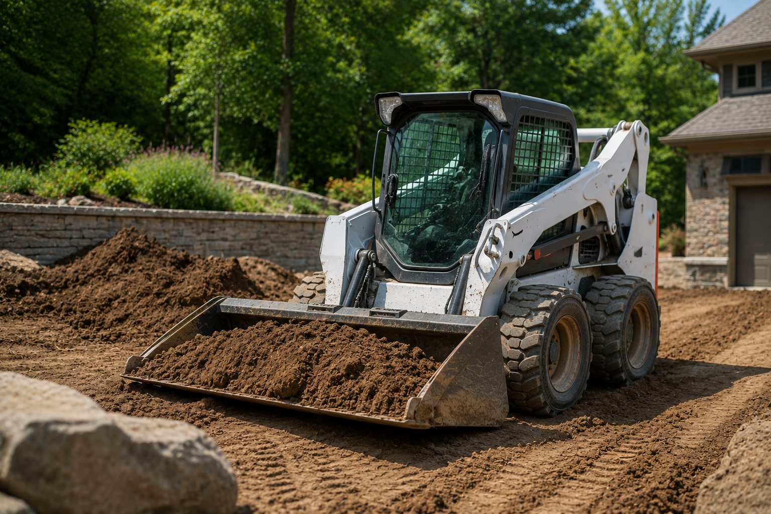 Use Professional Bobcat Services For Your Construction or Landscaping Project