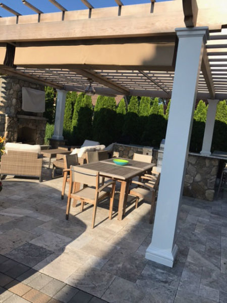 patio and pergola