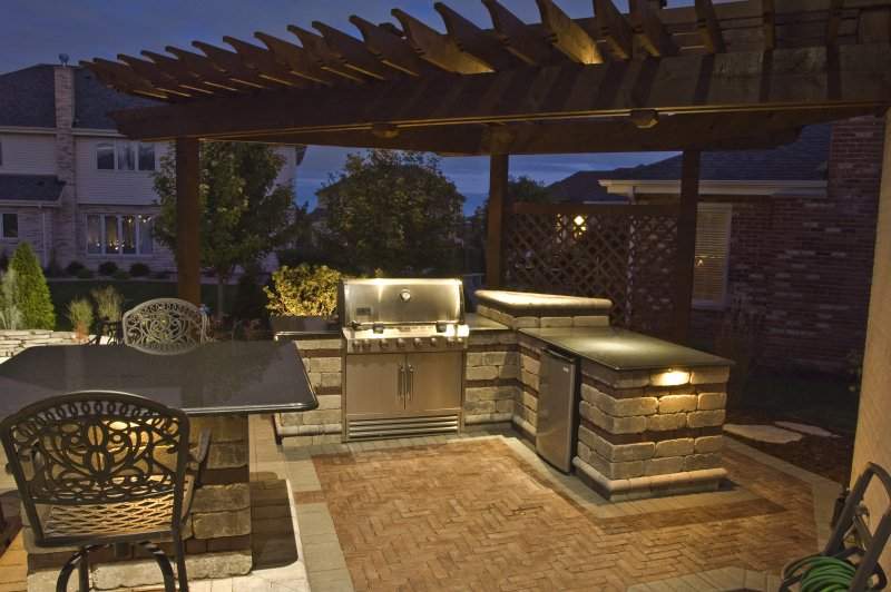 NEW Jersey pergola and outdoor kitchen