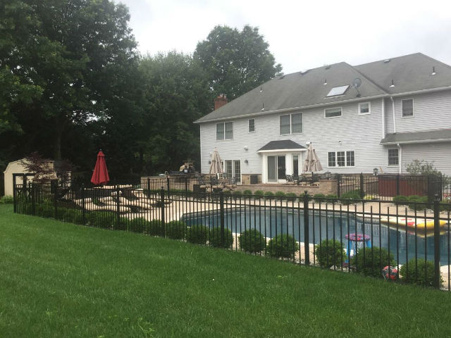 pool and outdoor decks